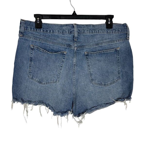 Gap Cheeky Short Sky High Denim Jean Shorts Women's 35 / 20 R Button Fly - Picture 2 of 5